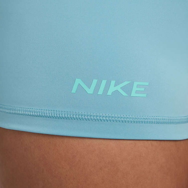 Nike Pro Womens Dri-FIT Mid Rise 3 Inch Short Tights - Denim slider