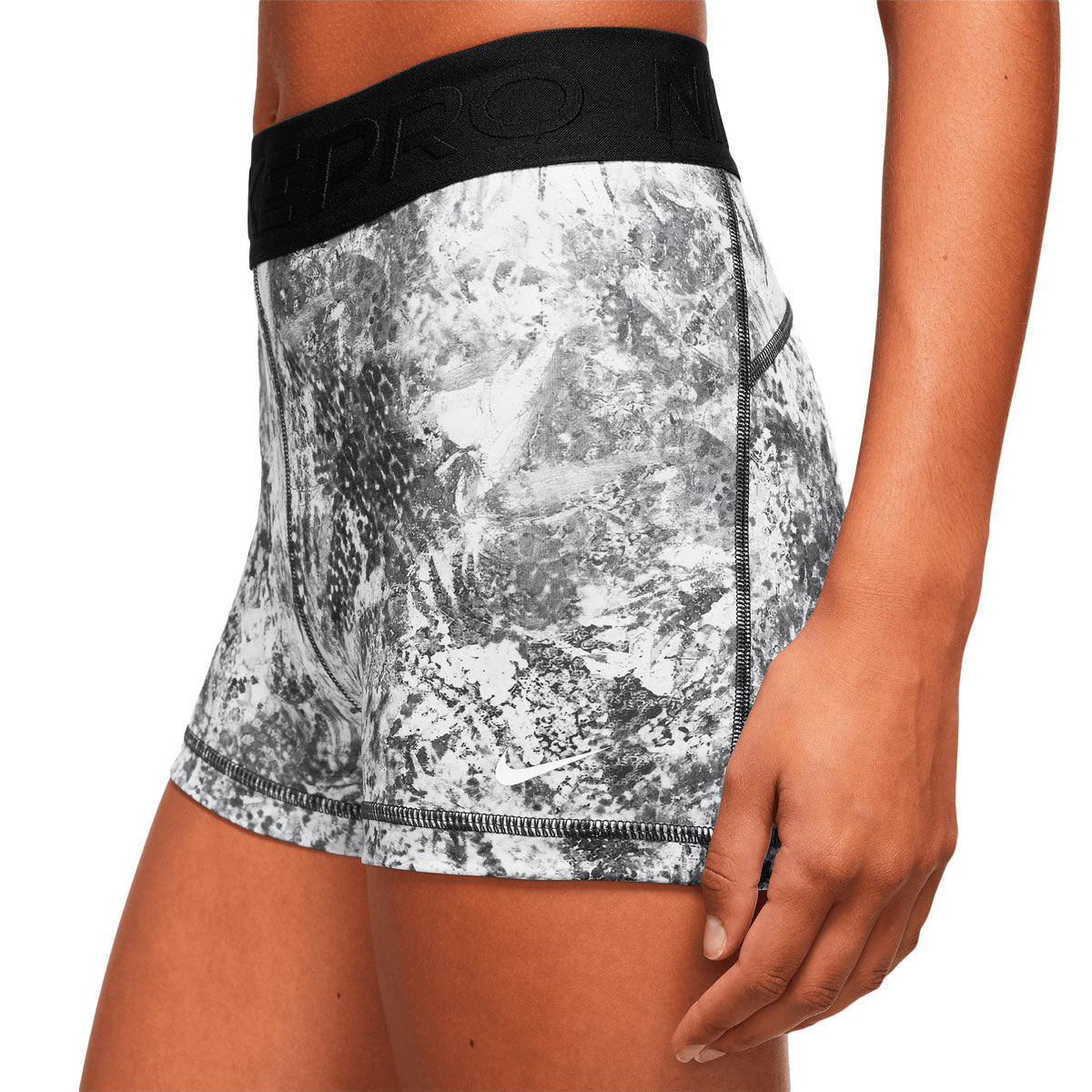 Nike Pro Womens Dri-FIT Printed 3 Inch Short Tights - Print slider