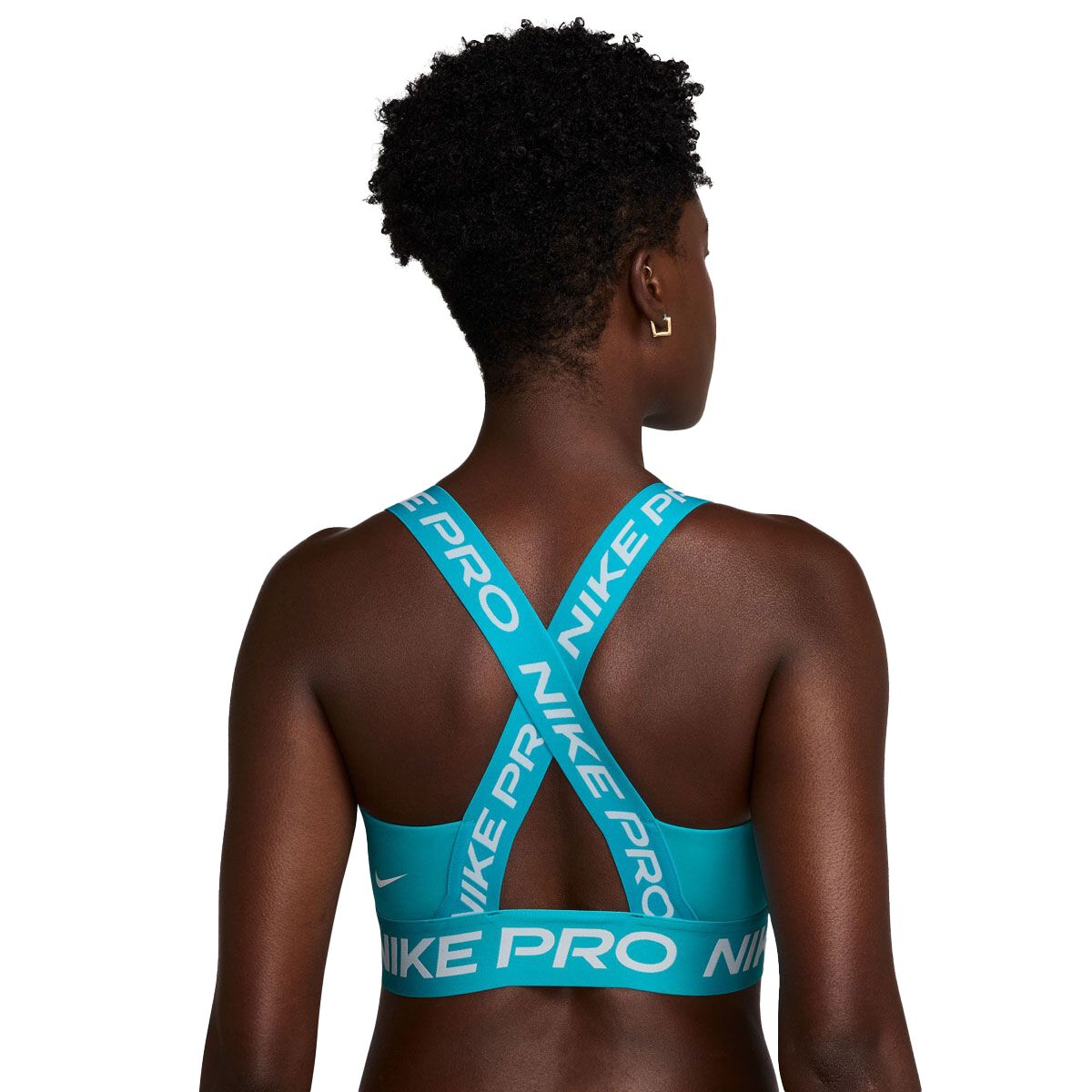 Nike Pro Womens Light Support Non-Padded Sports Bra - Blue slider