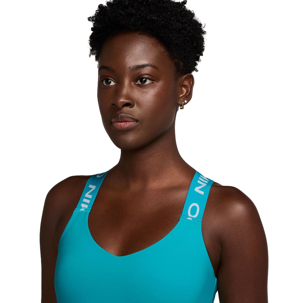 Nike Pro Womens Light Support Non-Padded Sports Bra - Blue slider