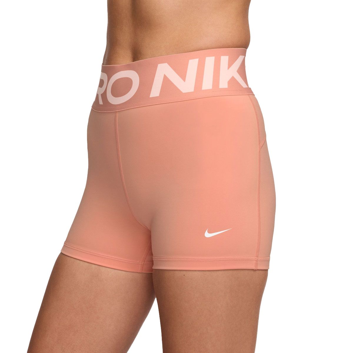 Nike Pro Womens Sculpt Dri-FIT High Rise 3 Inch Short Tights Apricot M - Apricot slider