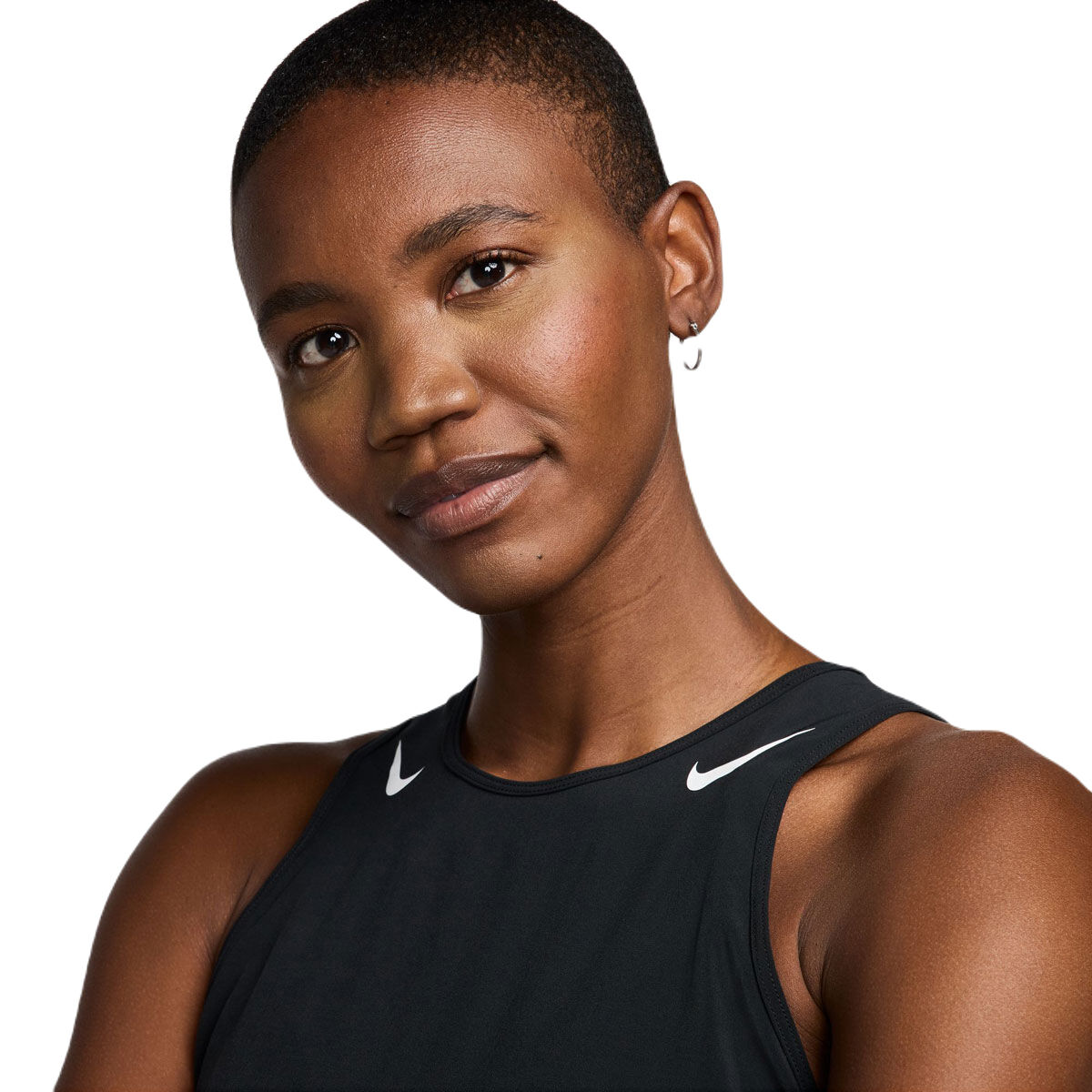 Nike Womens AeroSwift Dri-FIT ADV Crop Tank - Black slider