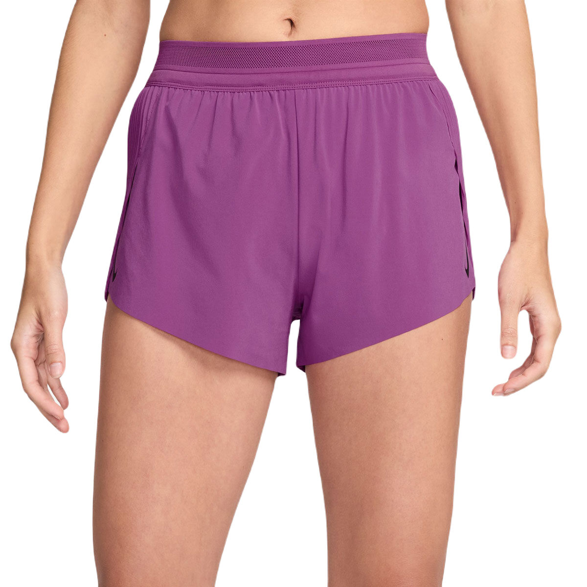 Nike Womens AeroSwift Dri-FIT ADV Mid Rise 3 Inch Running Shorts - Fuschia slider