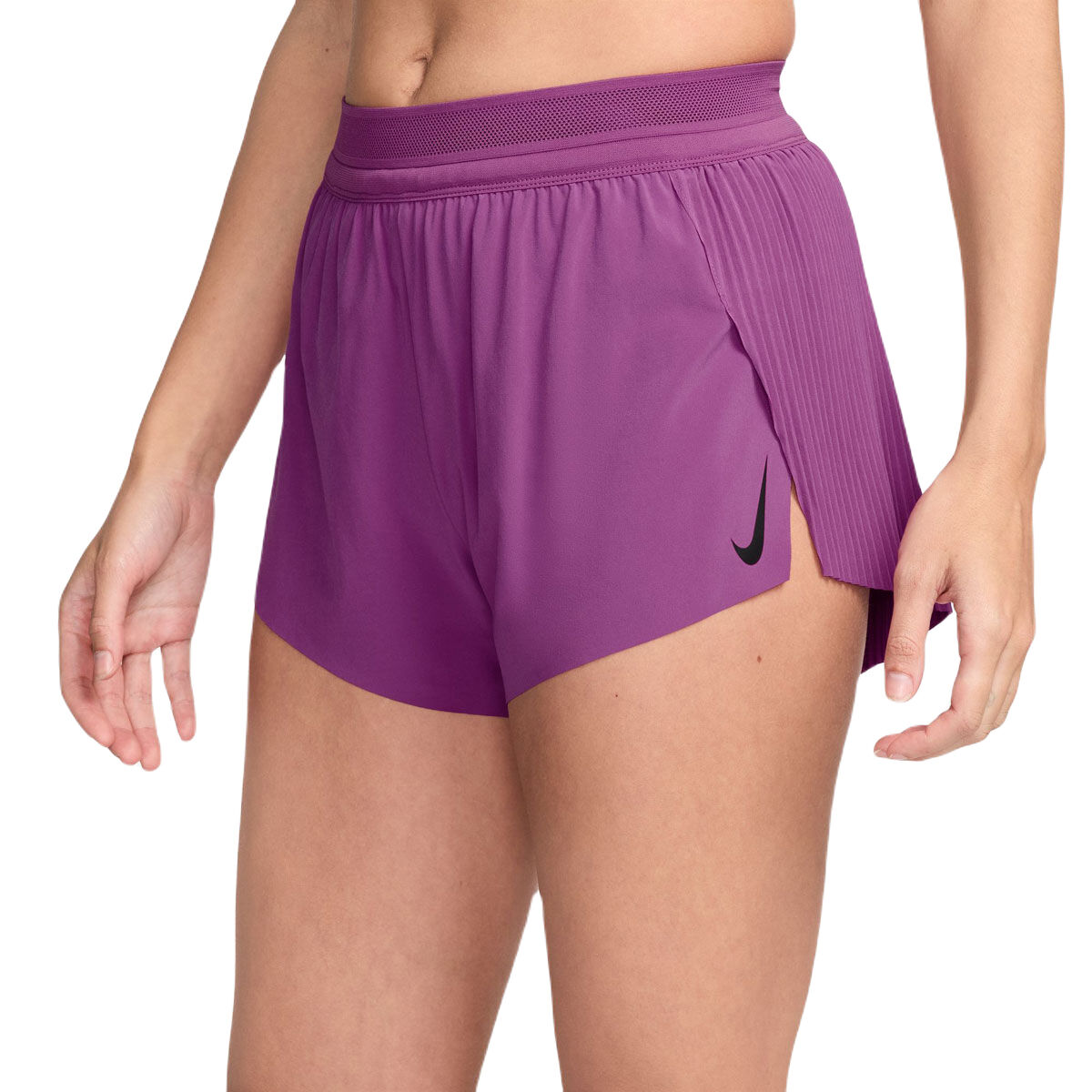 Nike Womens AeroSwift Dri-FIT ADV Mid Rise 3 Inch Running Shorts - Fuschia slider