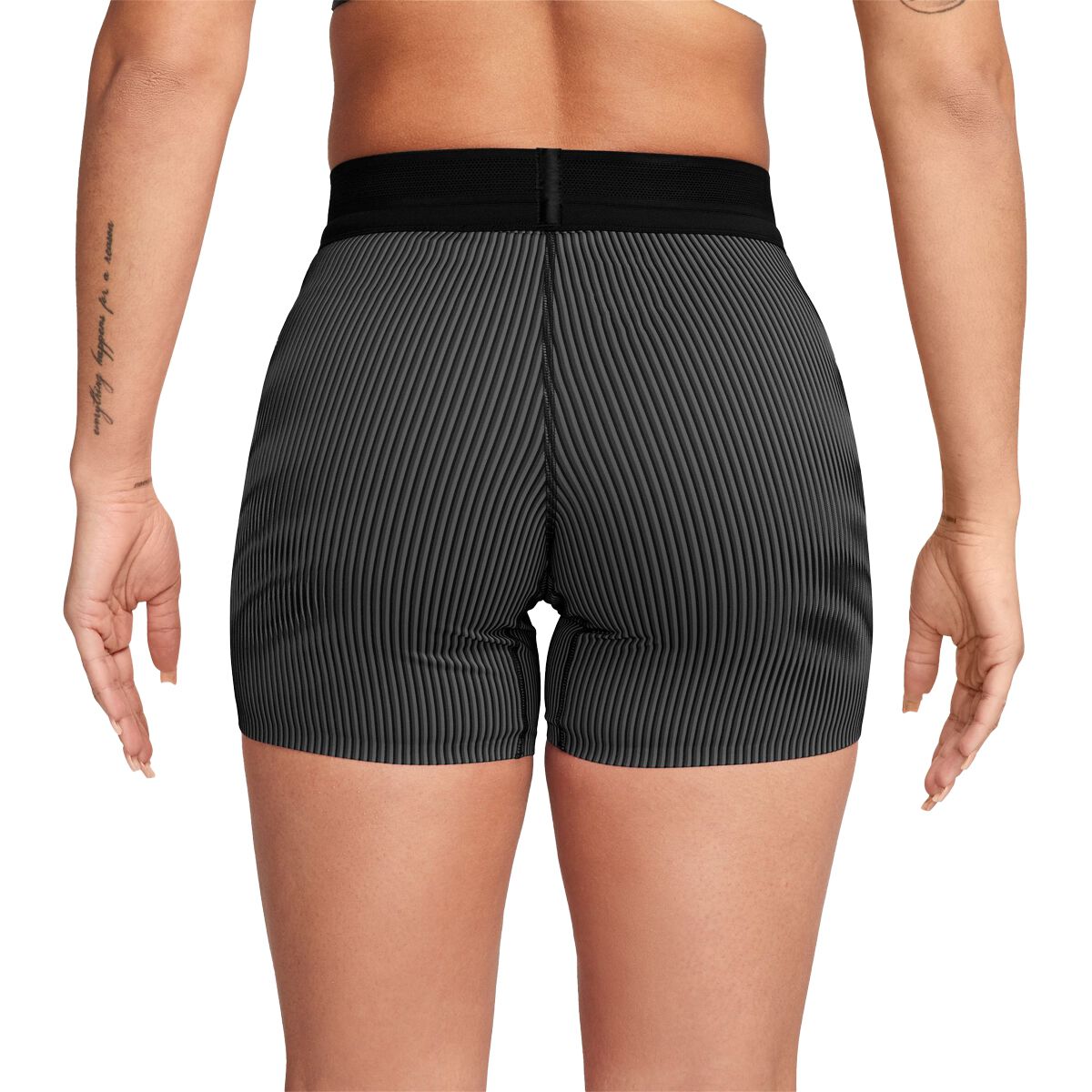 Nike Womens AeroSwift Dri-FIT ADV Mid Rise 5 Inch Running Short Tights - Black slider