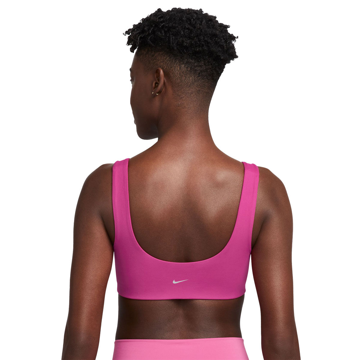 Nike Womens Dri-FIT Alate All U Light Support U-Neck Sports Bra - Pink slider