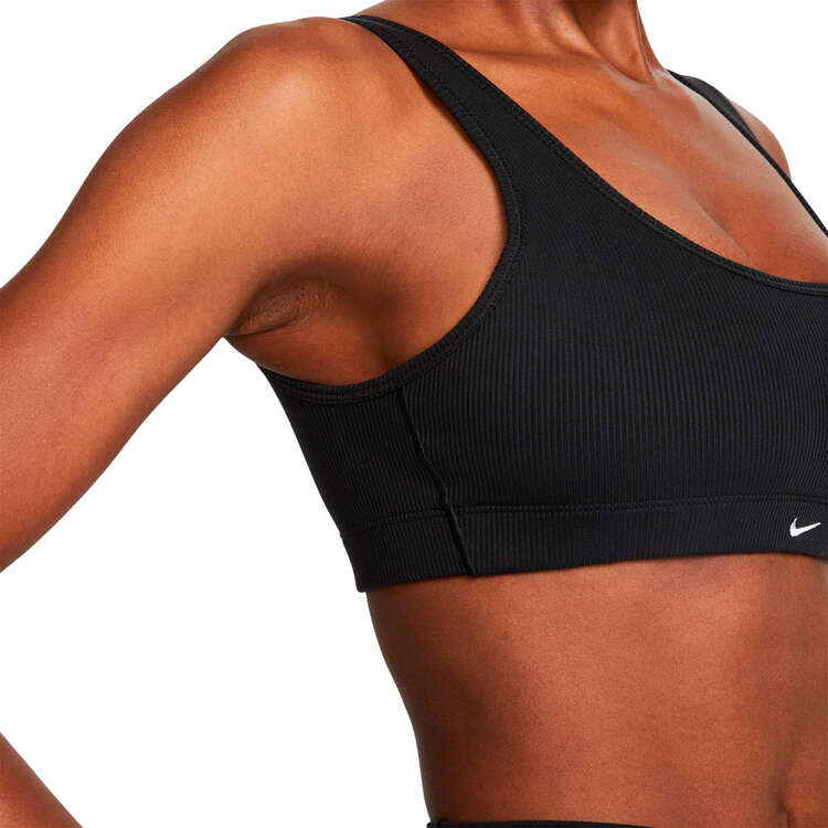 Nike Womens Dri-FIT Alate All U Ribbed Sports Bra - Pink slider