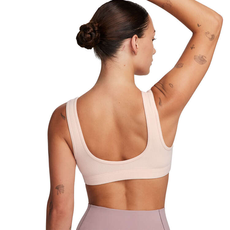 Nike Womens Dri-FIT Alate All U Ribbed Sports Bra - Pink slider