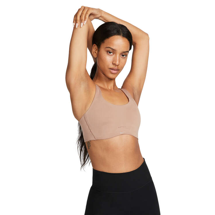 Nike Womens Dri-FIT Alate Coverage Light Support Sports Bra - Taupe slider