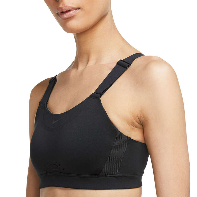 Nike Womens Dri-FIT Alpha High Support Padded Adjustable Sports Bra - Black slider