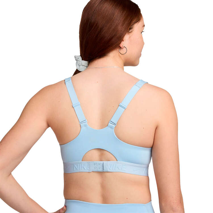 Nike Womens Dri-FIT Indy High Support Padded Sports Bra - Blue slider