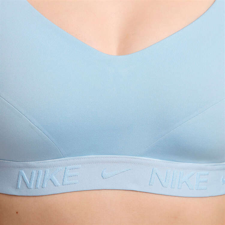 Nike Womens Dri-FIT Indy High Support Padded Sports Bra - Blue slider