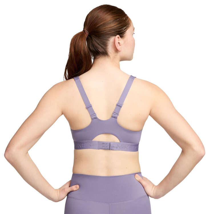 Nike Womens Dri-FIT Indy High Support Padded Sports Bra - Purple slider