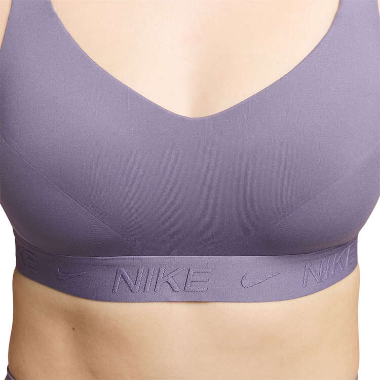 Nike Womens Dri-FIT Indy High Support Padded Sports Bra - Purple slider