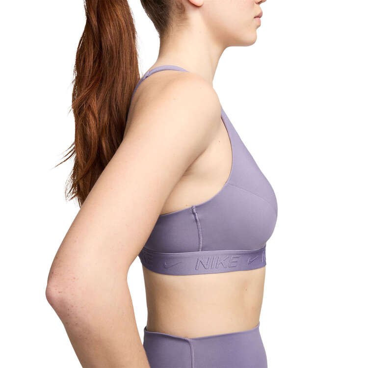 Nike Womens Dri-FIT Indy High Support Padded Sports Bra - Purple slider