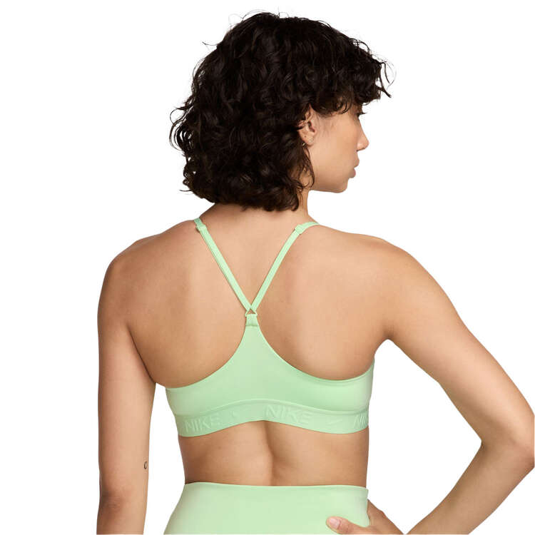 Nike Womens Dri-FIT Indy Padded Light Support Sports Bra - Green slider