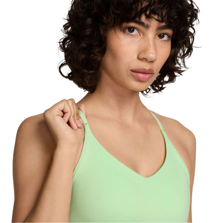 Nike Womens Dri-FIT Indy Padded Light Support Sports Bra - Green slider