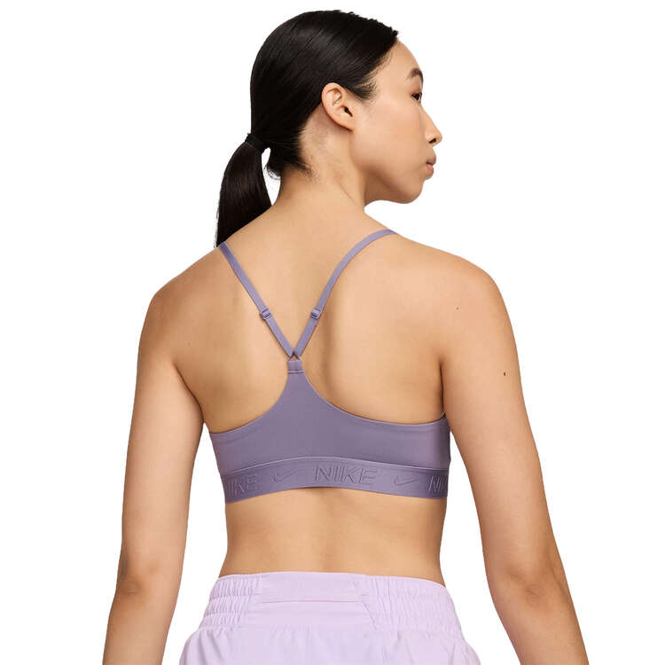 Nike Womens Dri-FIT Indy Padded Light Support Sports Bra - Purple slider