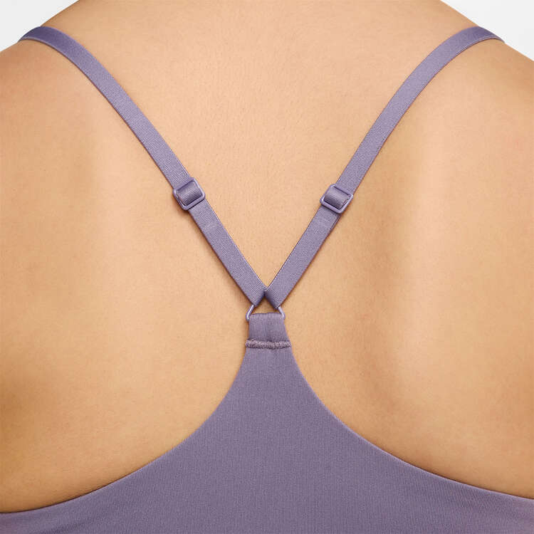 Nike Womens Dri-FIT Indy Padded Light Support Sports Bra - Purple slider