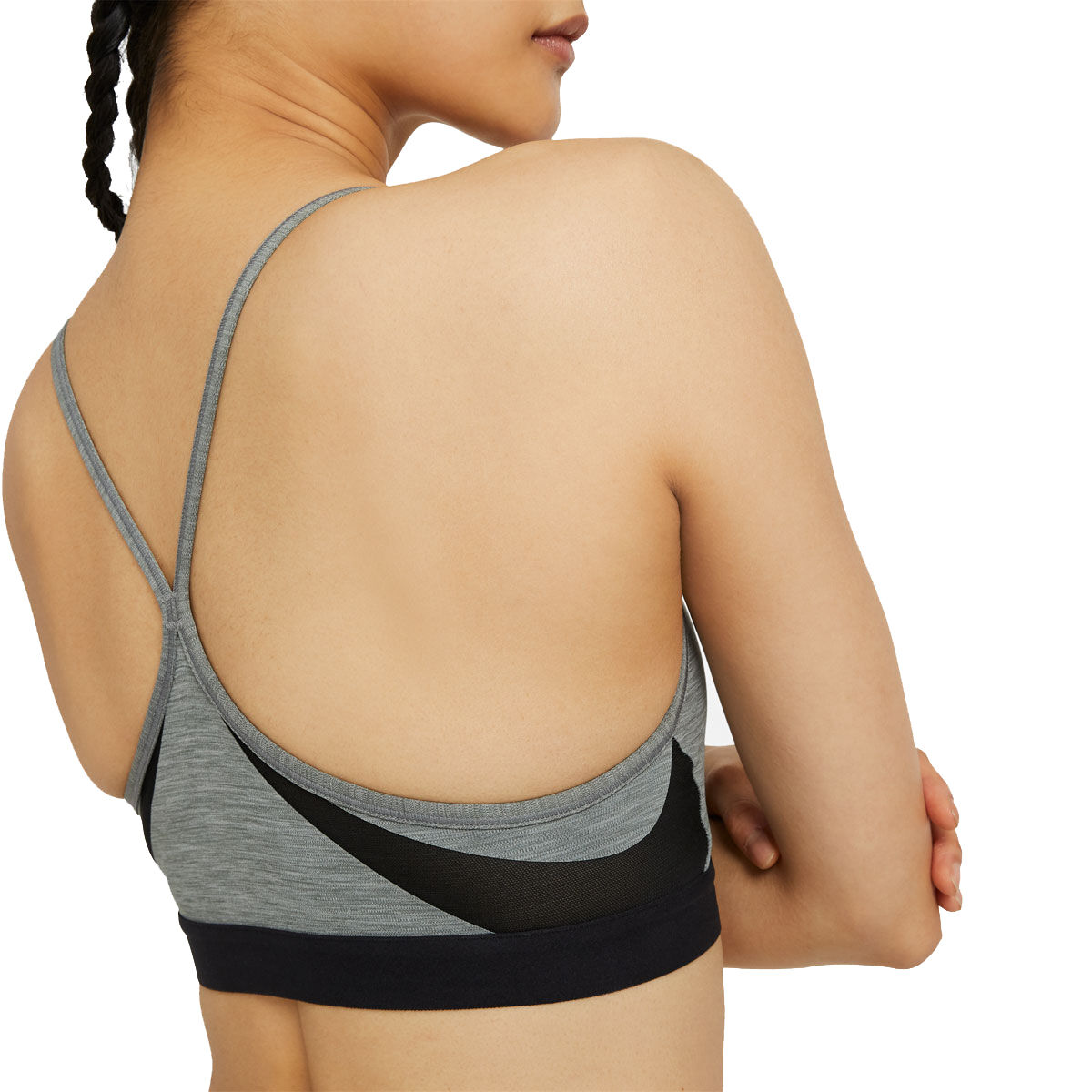 Nike Womens Dri-FIT Indy Padded Sports Bra Grey XL - Grey slider