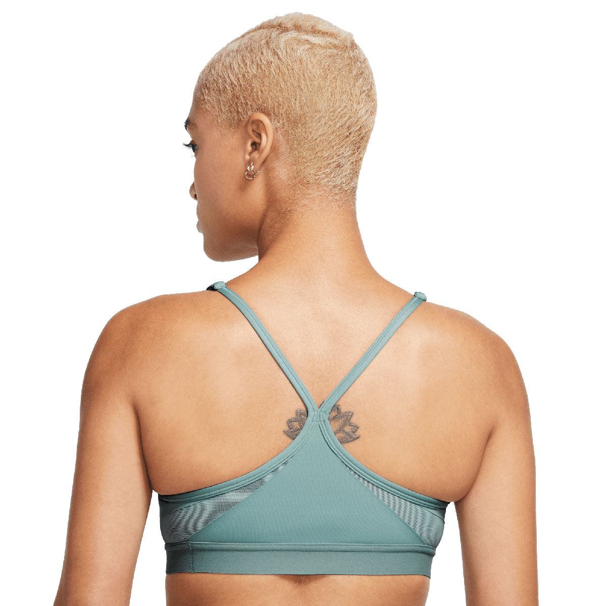 Nike Womens Dri-FIT Indy V Neck Padded Sports Bra Blue XL - Blue slider