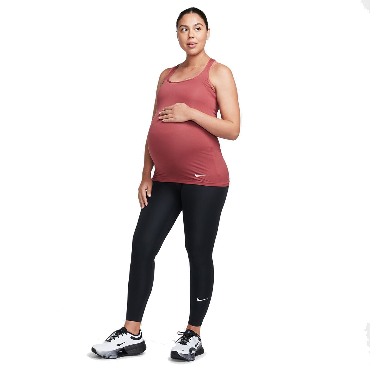 Nike Womens Dri-FIT Maternity Tank - Mauve slider