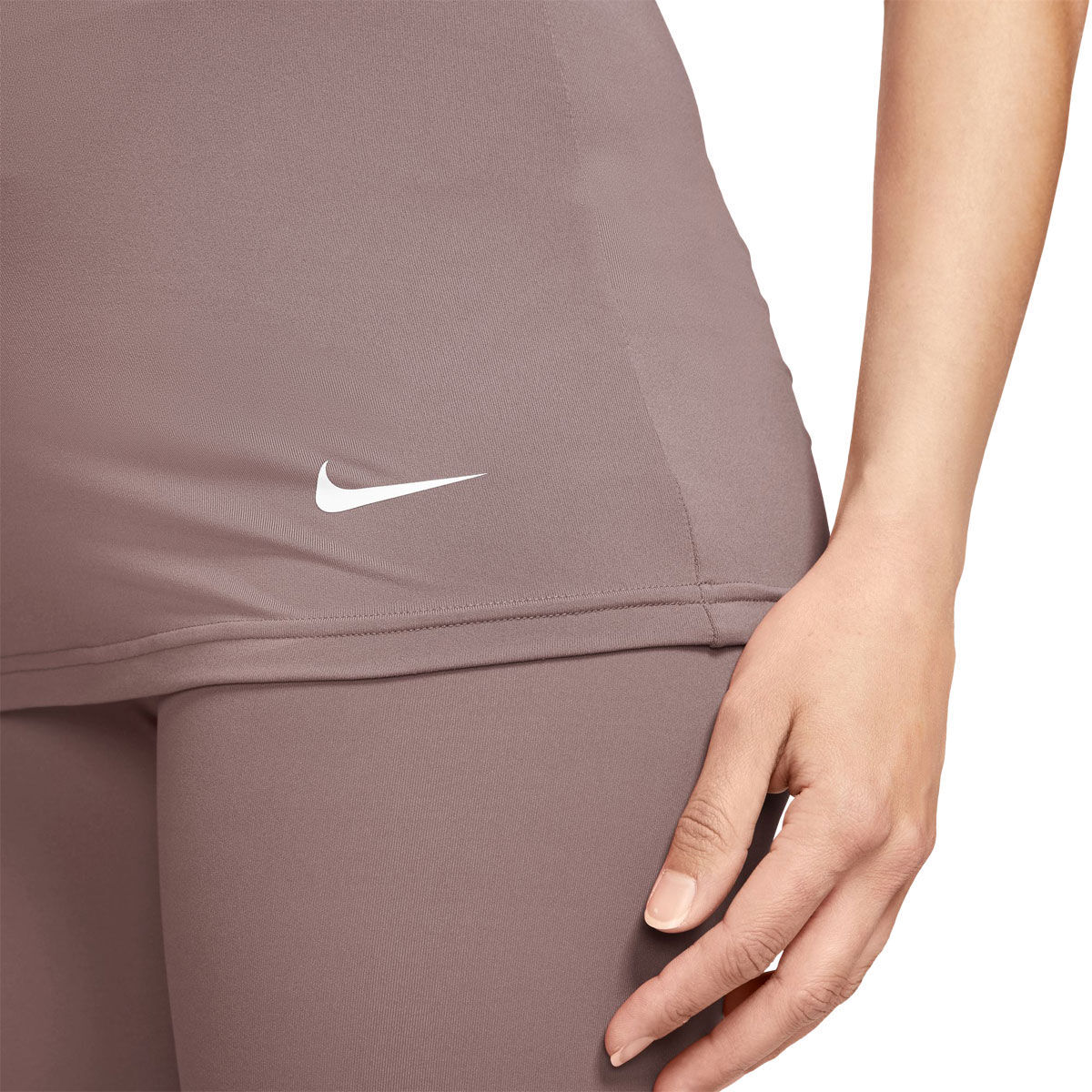 Nike Womens Dri-FIT Maternity Tank - Mauve slider