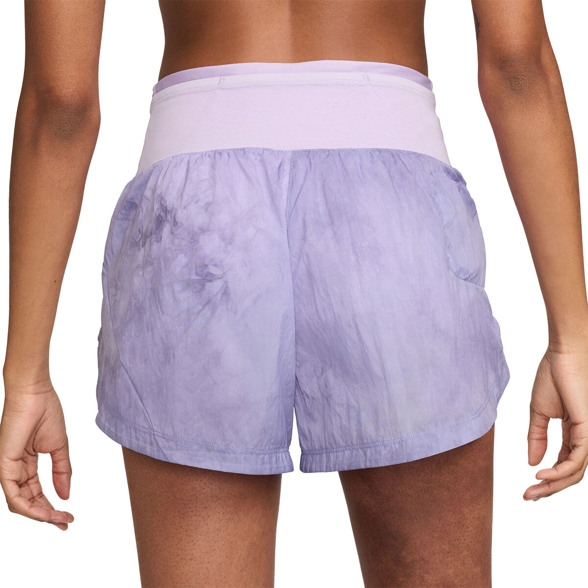 Nike Womens Dri-FIT Repel Mid-Rise 3 Inch Trail Running Shorts - Lilac slider