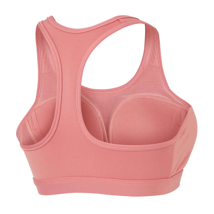 Nike Womens Dri-FIT Swoosh Medium Support Padded Sports Bra - Rose slider