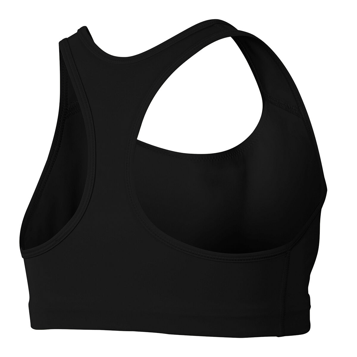 Nike Womens Dri-FIT Swoosh Medium Support Sports Bra Black XS - Black slider