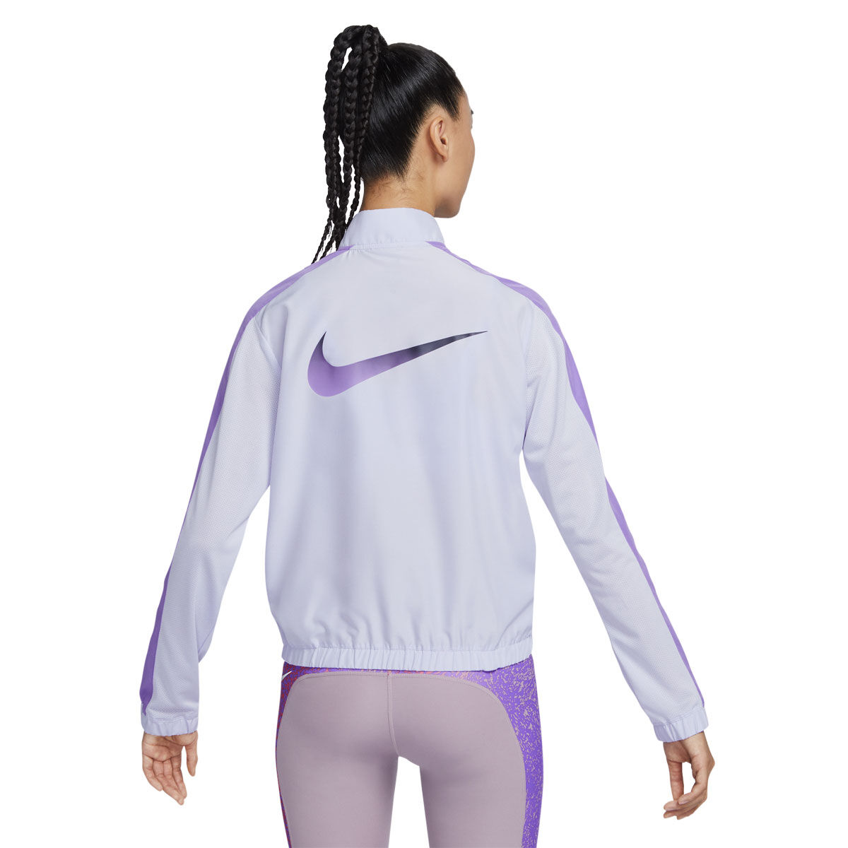 Nike Womens Dri-FIT Swoosh Run Jacket - Purple slider