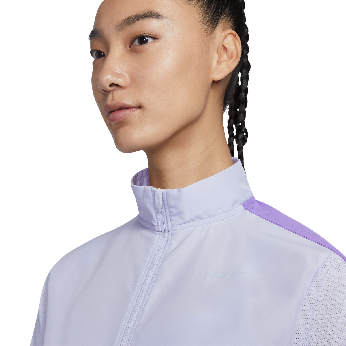 Nike Womens Dri-FIT Swoosh Run Jacket - Purple slider