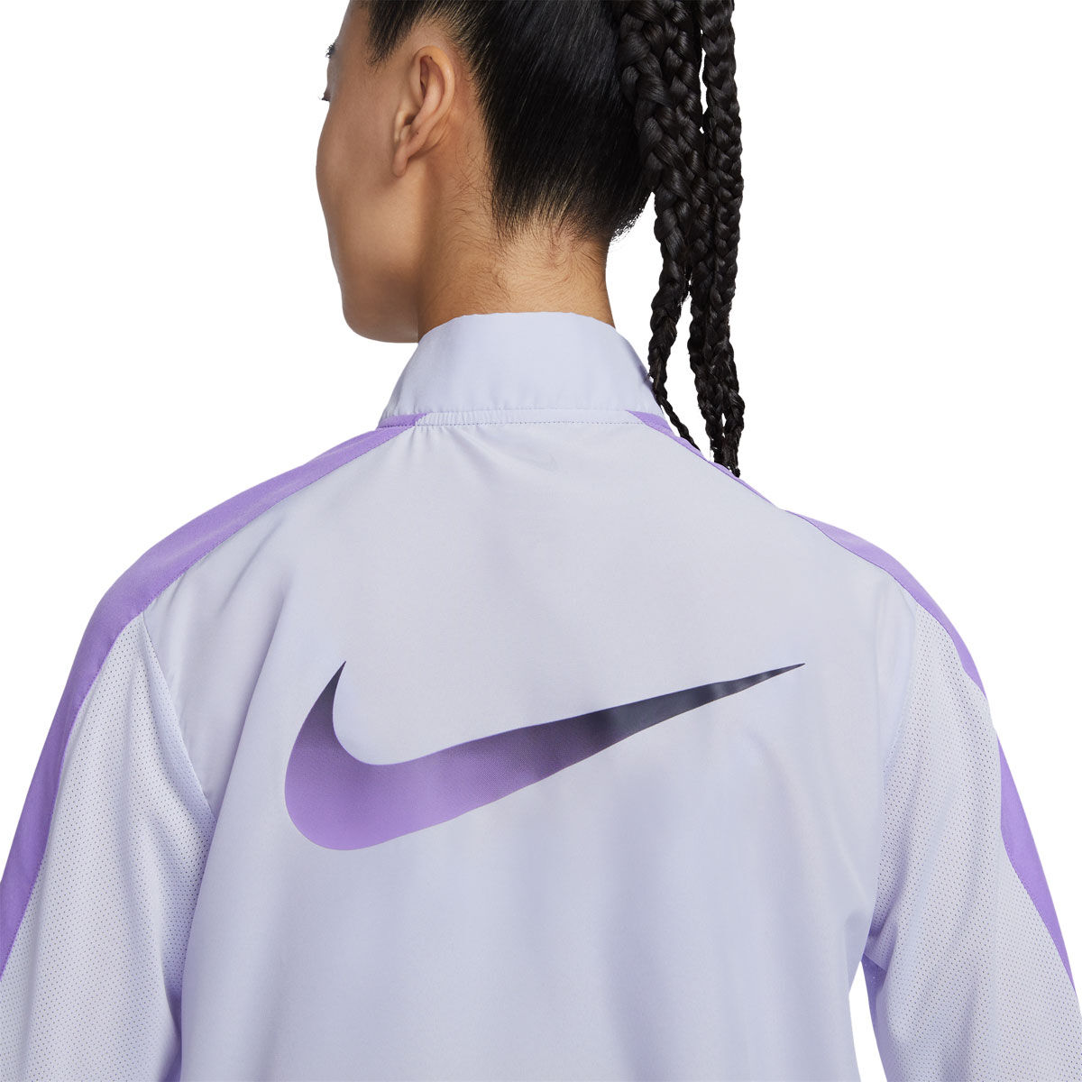 Nike Womens Dri-FIT Swoosh Run Jacket - Purple slider