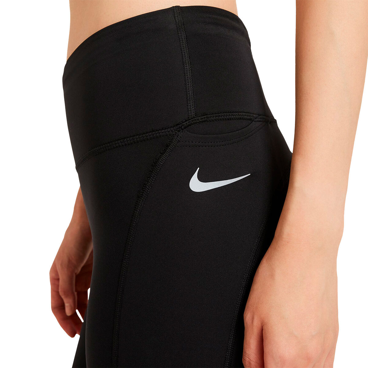 Nike Womens Epic Fast Dri-FIT Mid Rise 7/8 Tights - Black slider