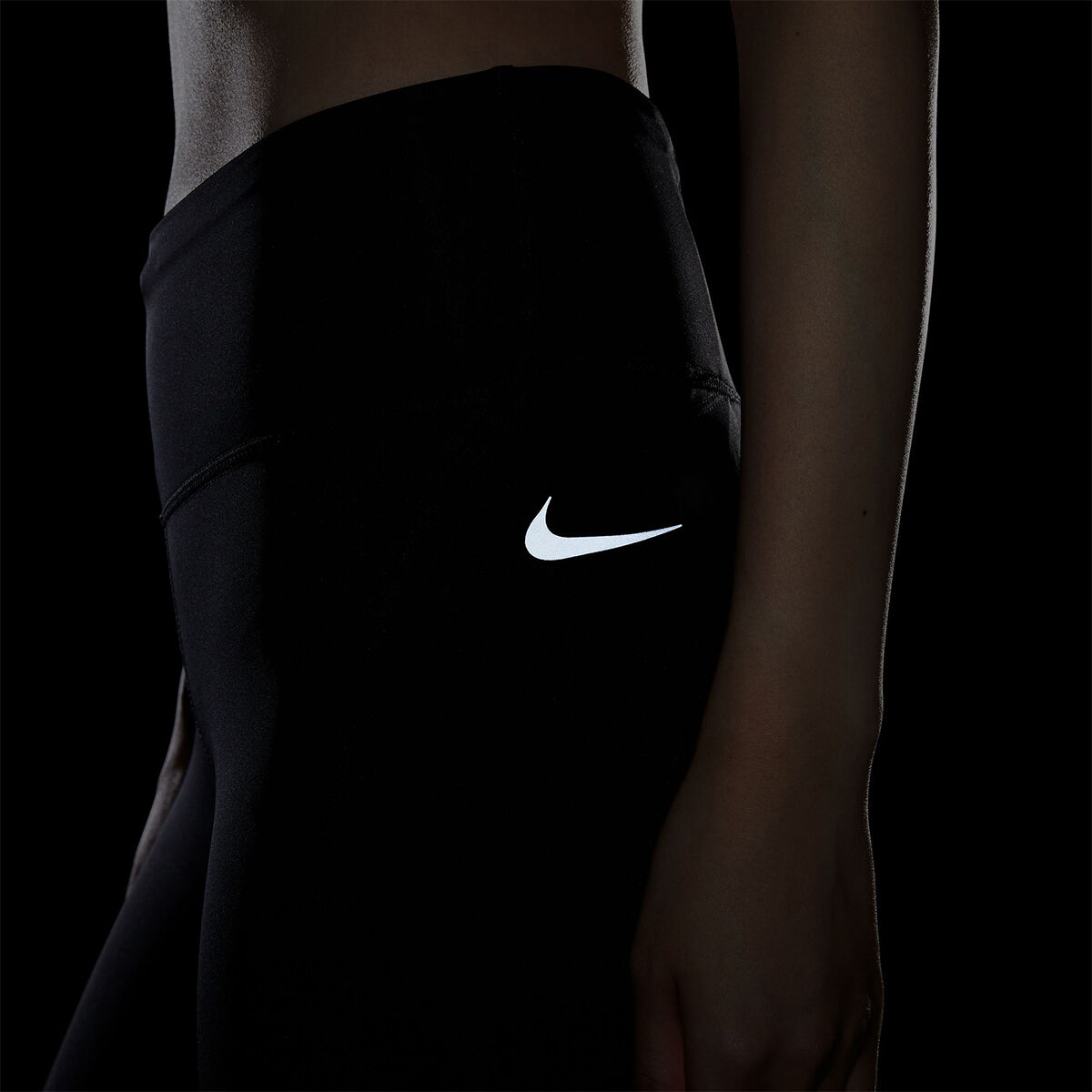 Nike Womens Epic Fast Dri-FIT Mid Rise 7/8 Tights - Black slider