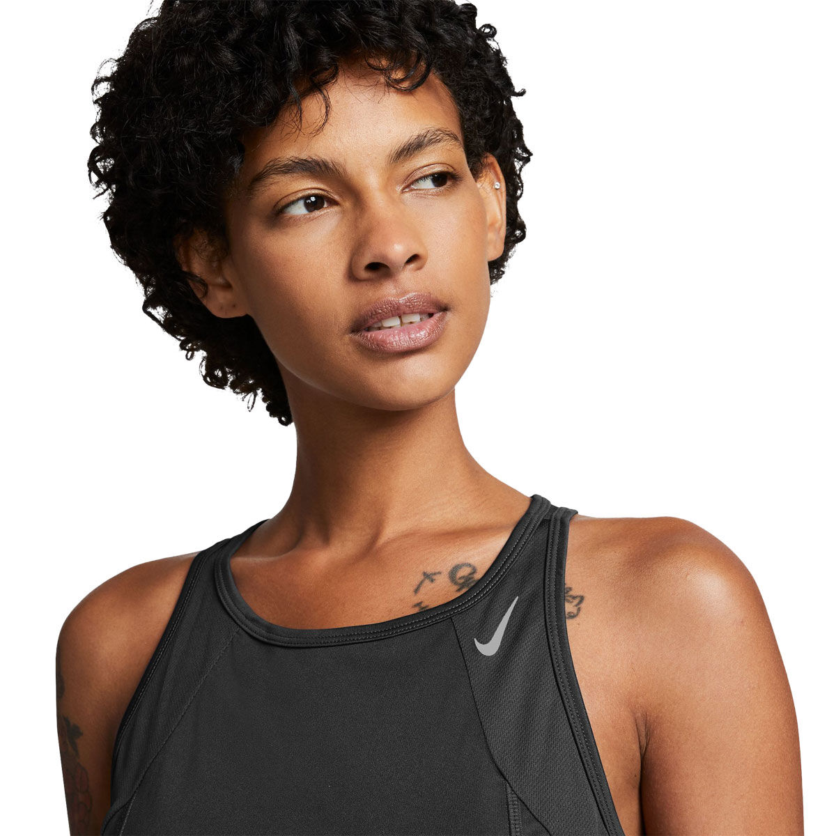 Nike Womens Fast Dri-FIT Running Tank - Navy slider