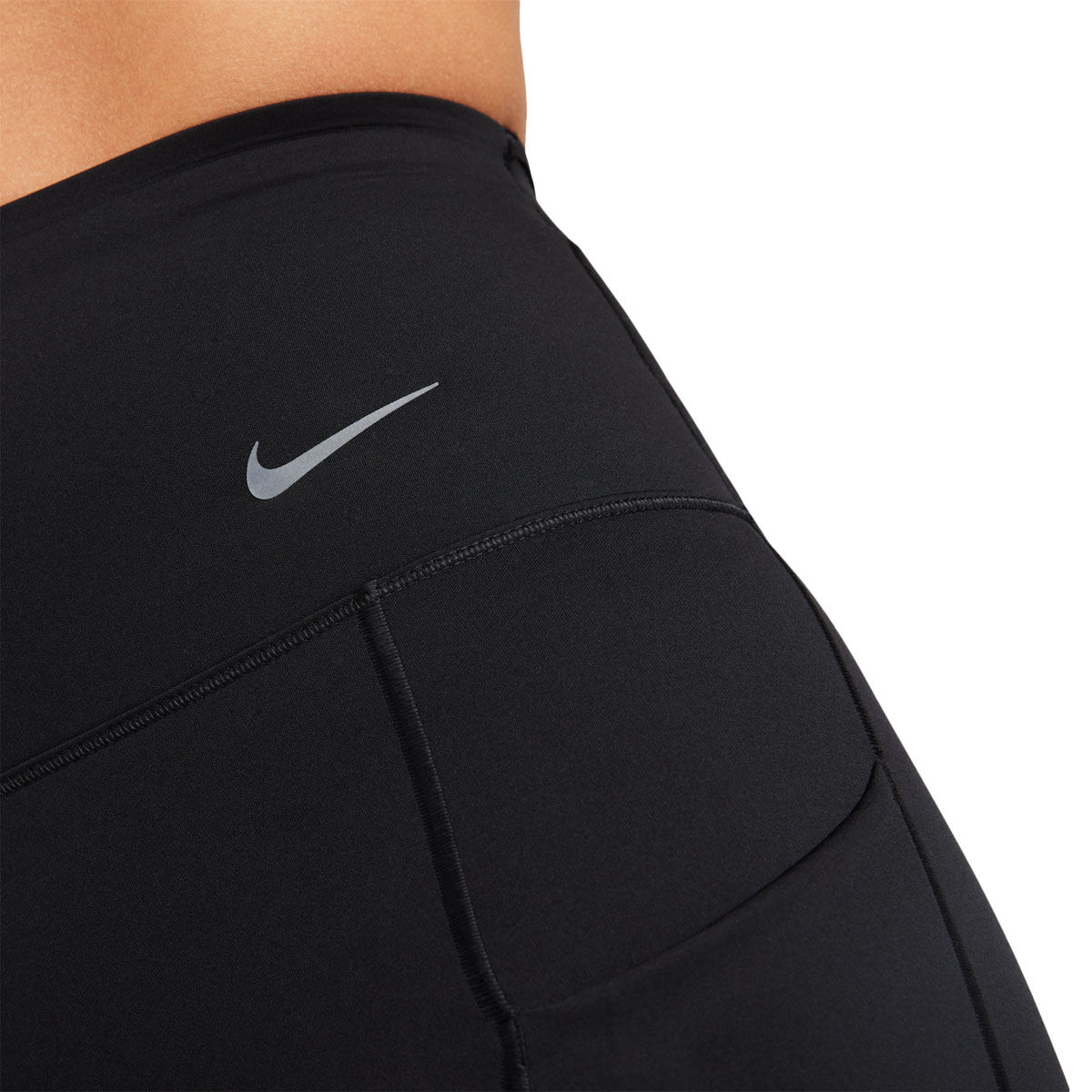 Nike Womens Go Dri-FIT High Rise Capri Tights - Black slider