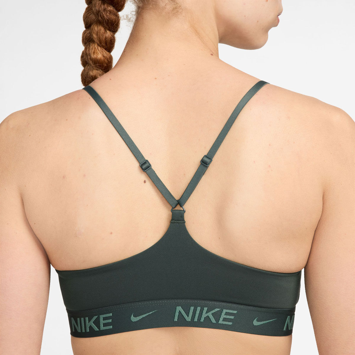 Nike Womens Indy Dri-FIT Light Support Padded Sports Bra - Black slider