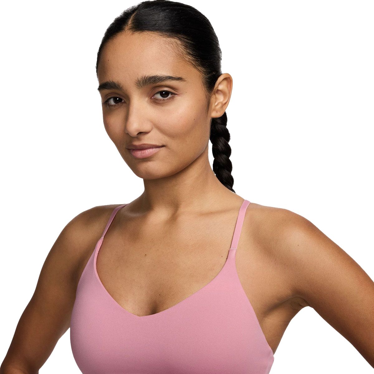 Nike Womens Indy Dri-FIT Light Support Sports Bra - Pink slider