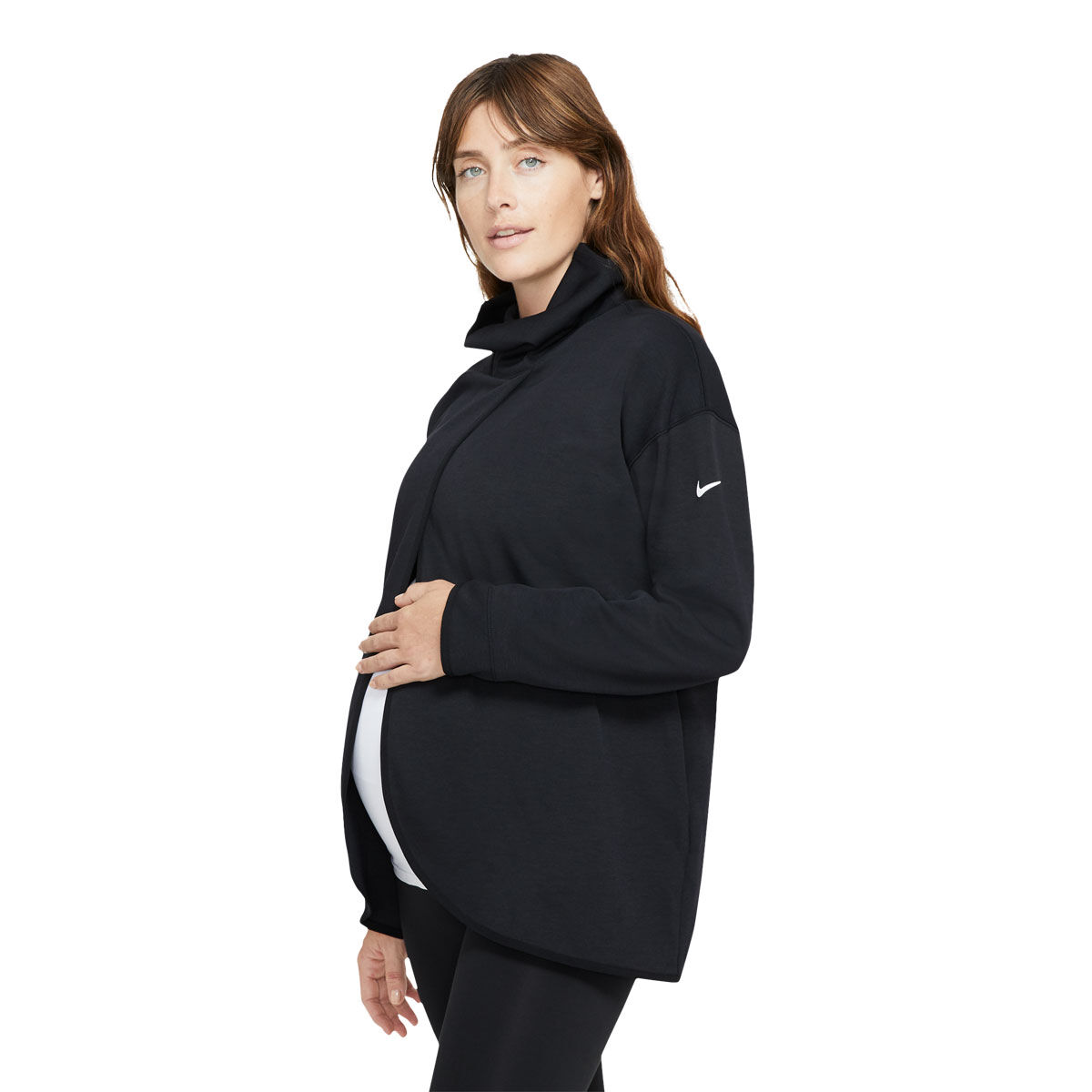 Nike Womens Maternity Pullover - Black slider