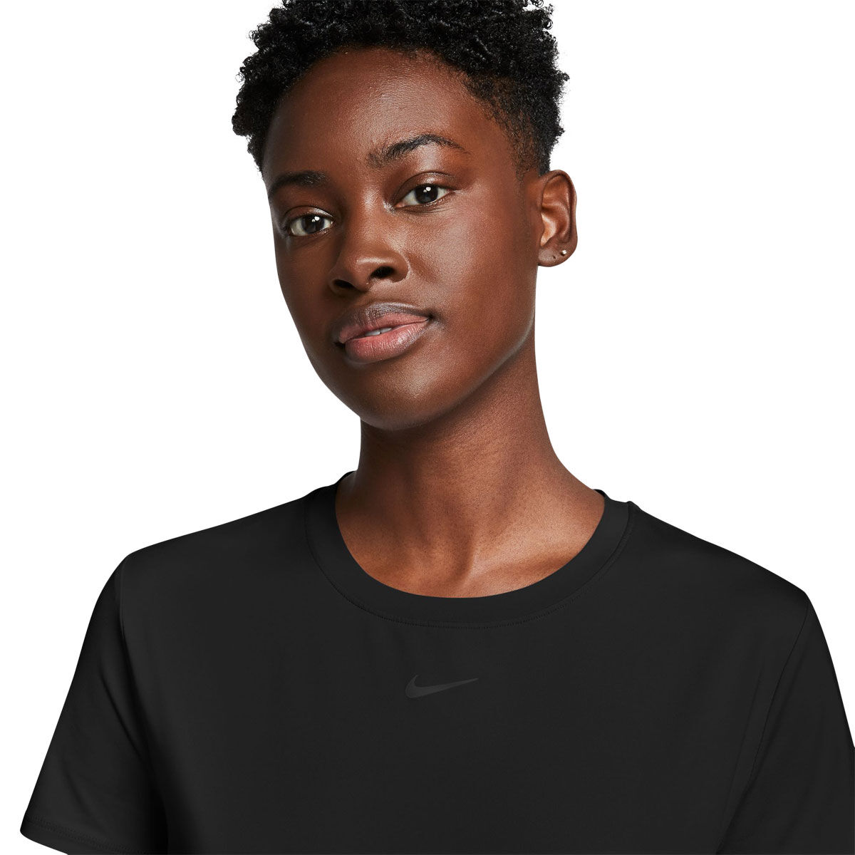 Nike Womens One Classic Dri-FIT Fitness Tee - Black slider