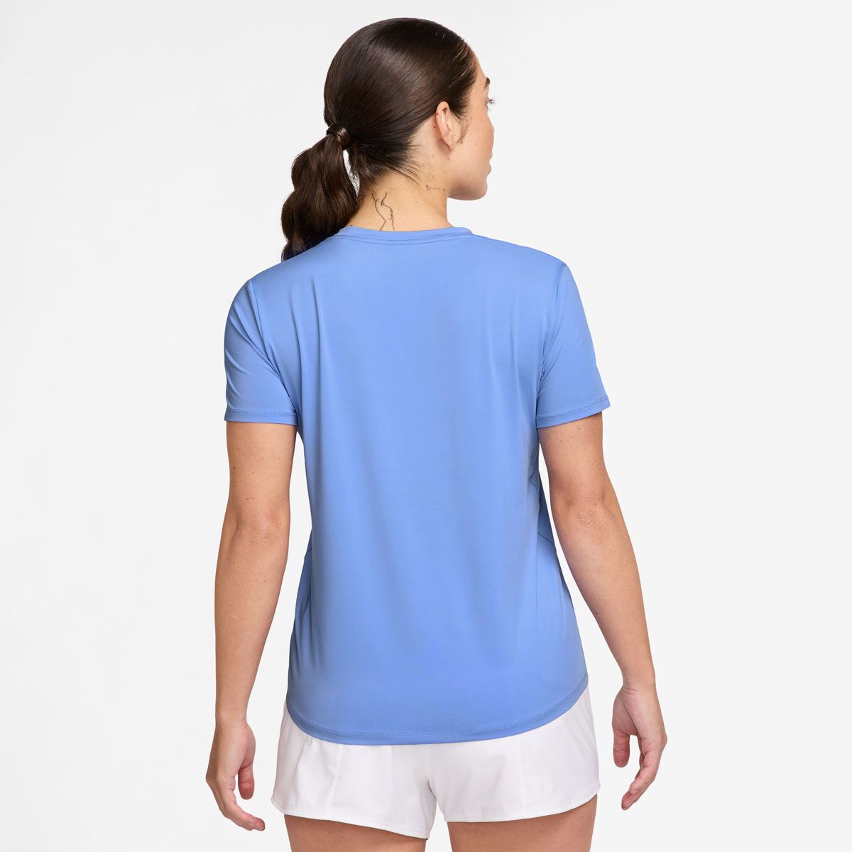 Nike Womens One Classic Dri-FIT Short Sleeve Tee - Blue slider