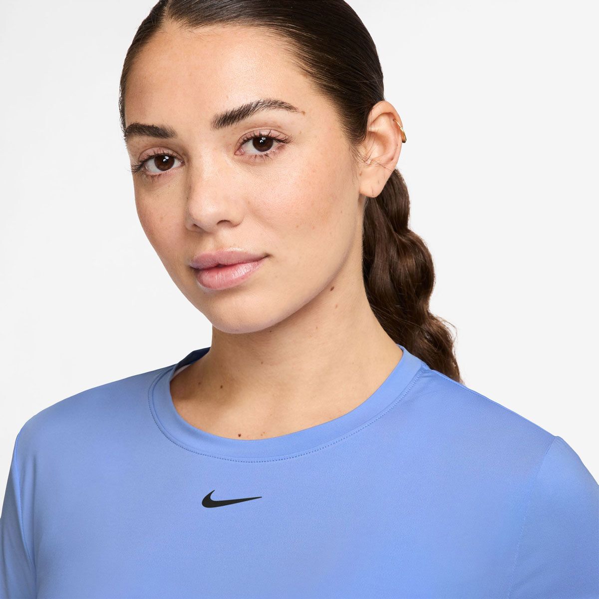 Nike Womens One Classic Dri-FIT Short Sleeve Tee - Blue slider