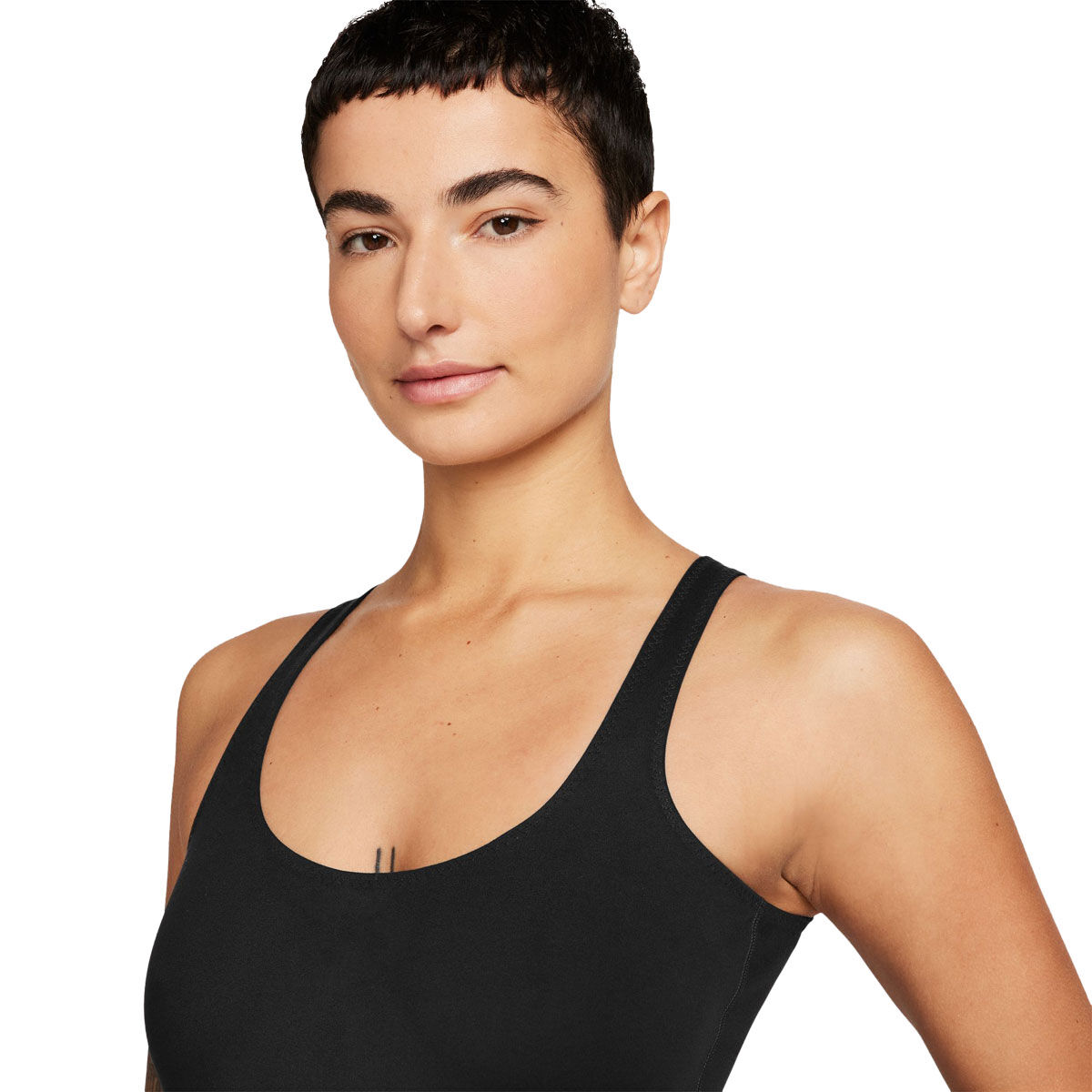 Nike Womens One Dri-FIT Capsule Bodysuit Black L - Black slider