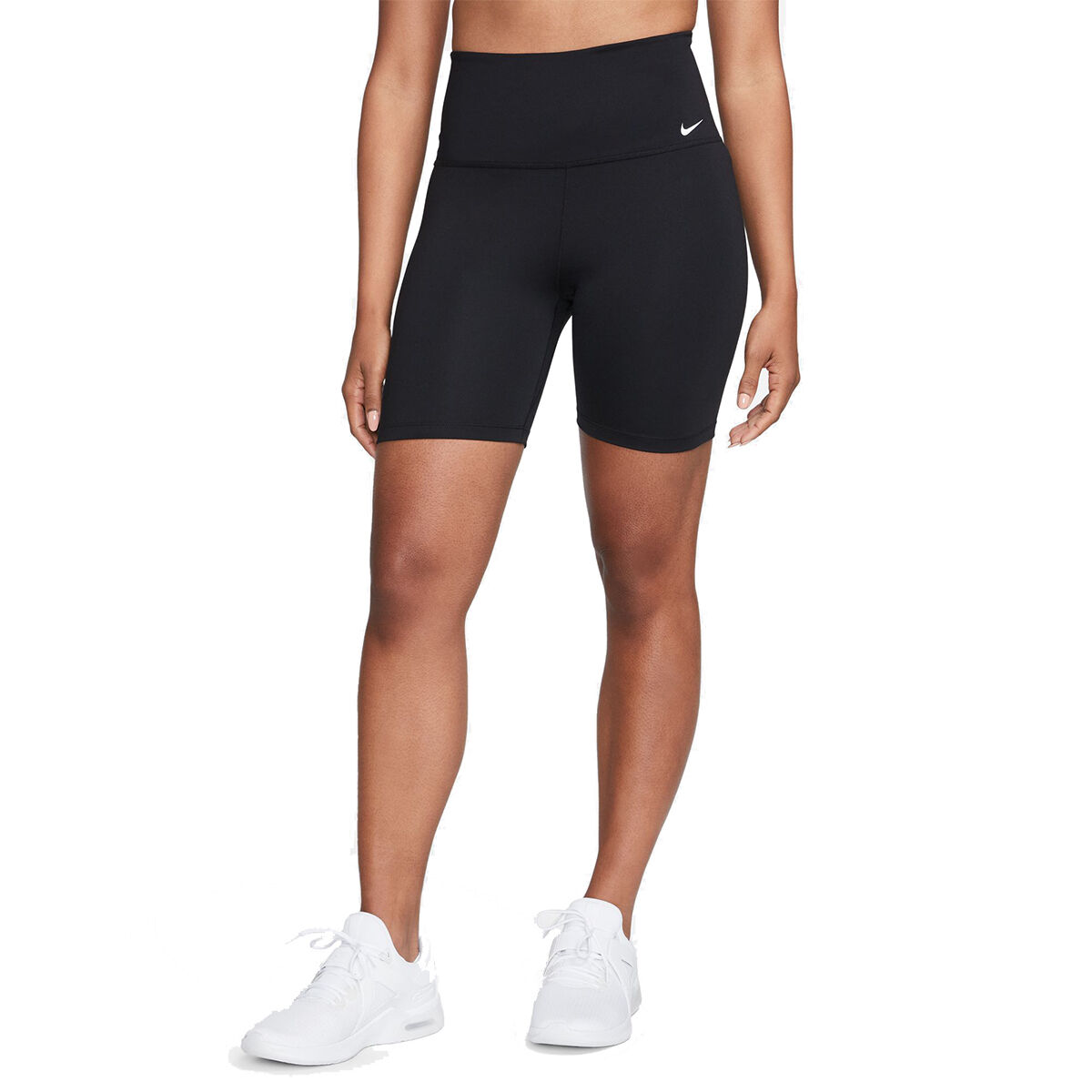 Nike Womens One Dri-FIT High-Rise 7 Inch Bike Shorts - Black slider