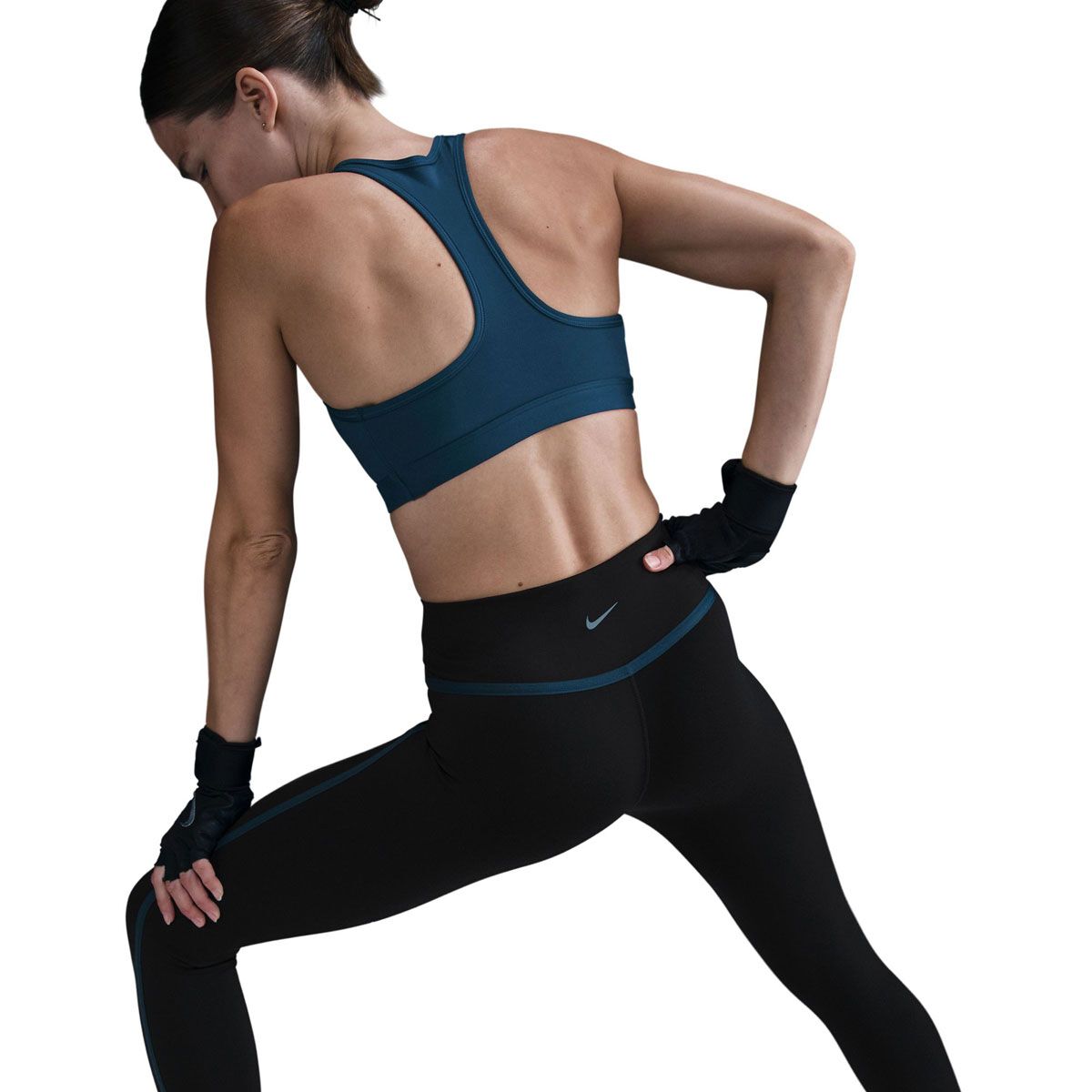 Nike Womens One Dri-FIT High Rise 7/8 Sport Tights - Black slider