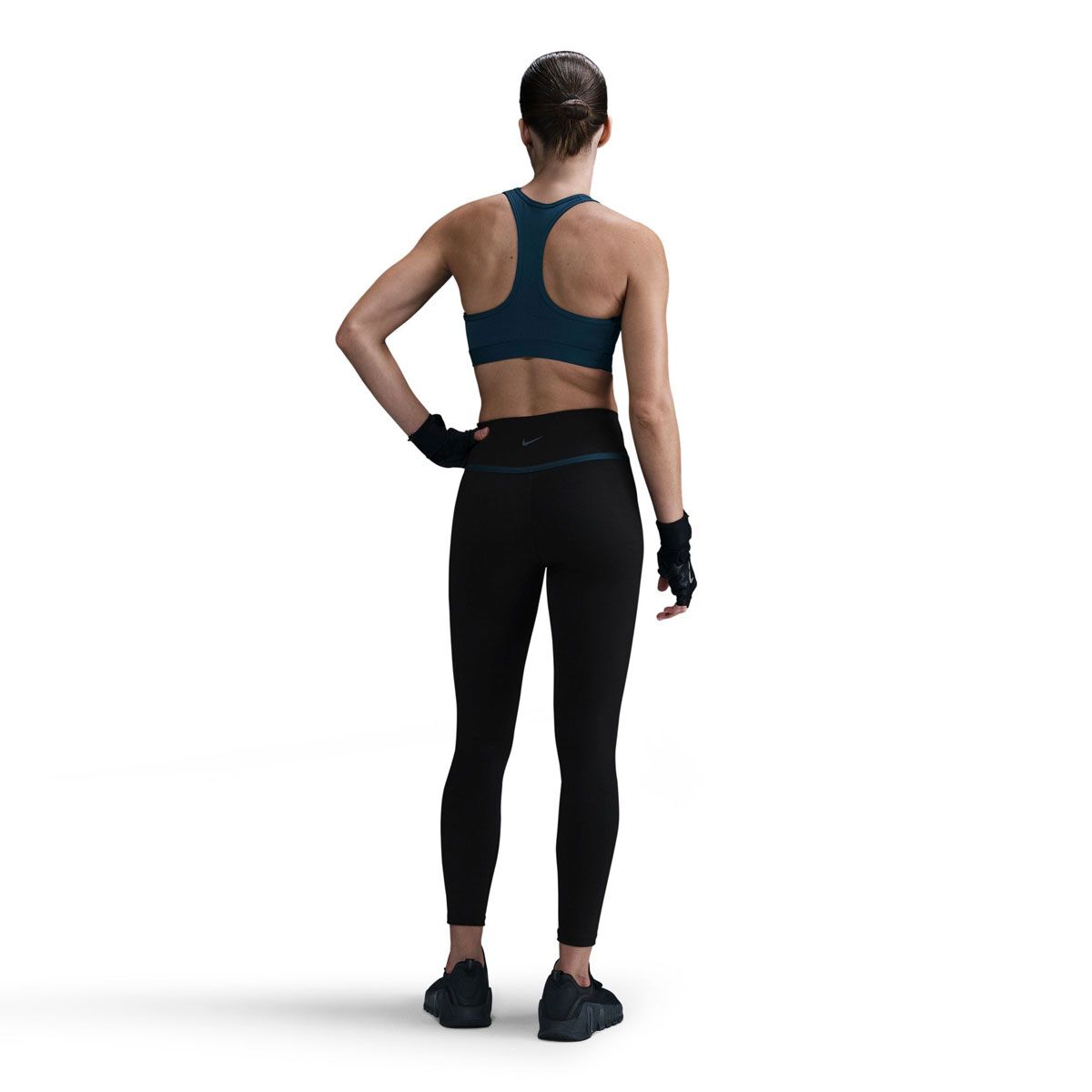 Nike Womens One Dri-FIT High Rise 7/8 Sport Tights - Black slider