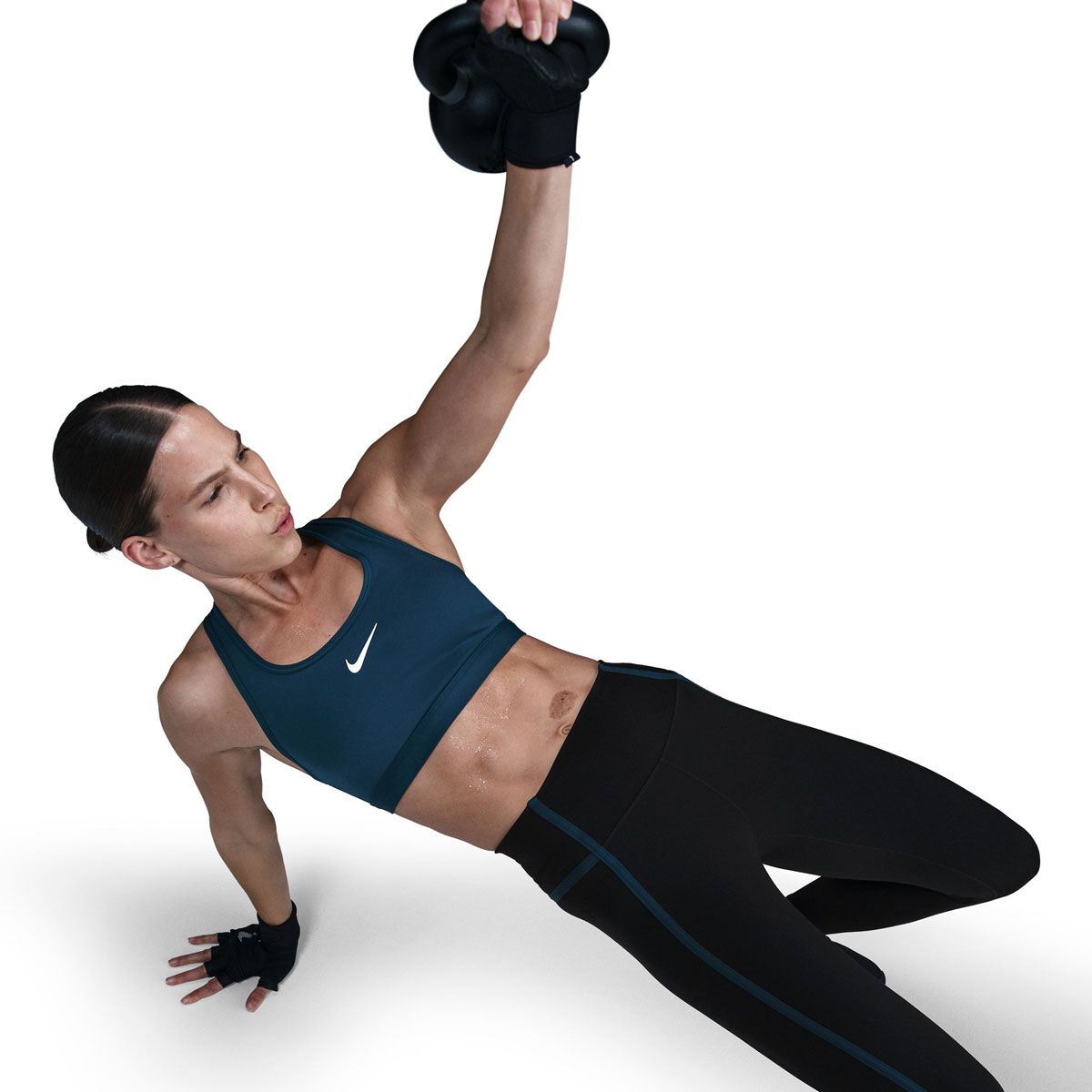 Nike Womens One Dri-FIT High Rise 7/8 Sport Tights - Black slider