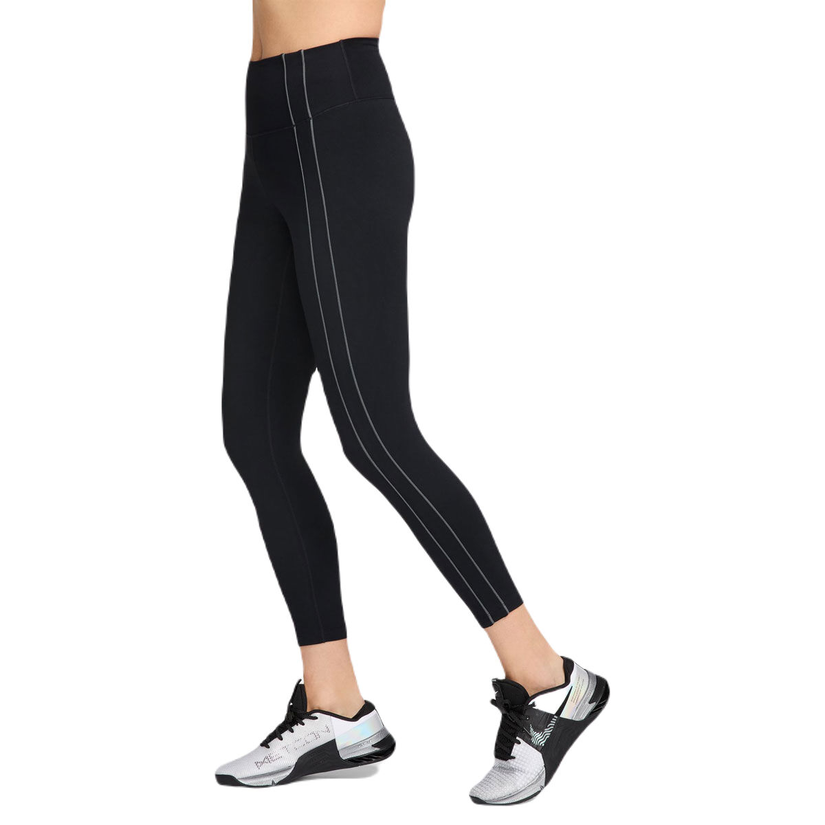 Nike Womens One Dri-FIT High Rise 7/8 Tights - Black slider