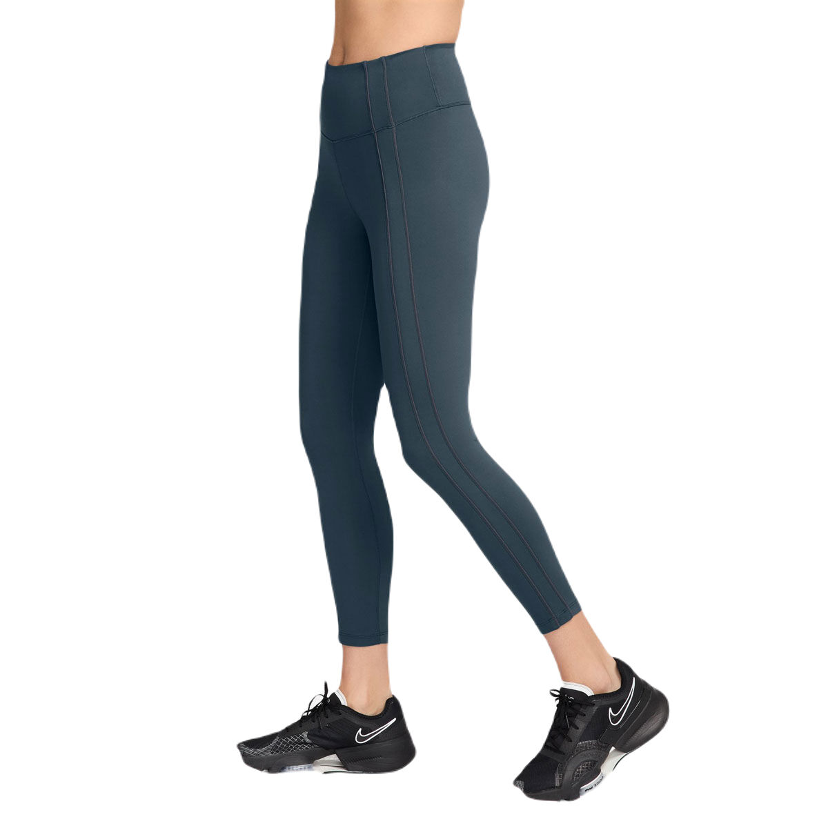 Nike Womens One Dri-FIT High Rise 7/8 Tights - Navy slider